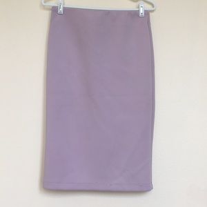 Purple Catherine Malandrino Pencil Skirt
